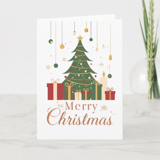 Gemütliche Weihnachtsfeier Karte (Vorderseite)