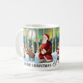 Gemütliche Weihnachtsfeier - Tasse (Vorderseite Links)