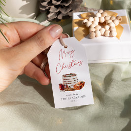 Gemütliche Weihnachtsfeiertage Geschenkanhänger