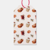 Gemütliche Weihnachtsfeiertage Geschenkanhänger (Rückseite)