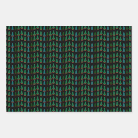 Gemütliche Weihnachtsfeiertage Geschenkpapier Set (Vorderseite)