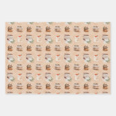 Gemütliche Weihnachtsfeiertage Geschenkpapier Set (Vorderseite 3)