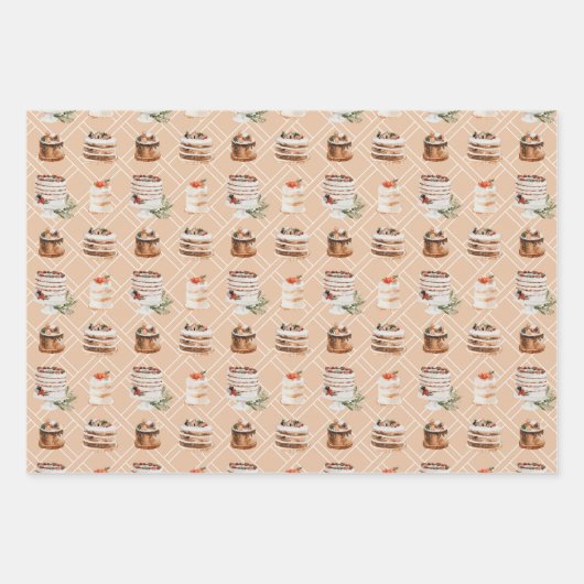 Gemütliche Weihnachtsfeiertage Geschenkpapier Set (Vorderseite 3)