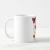 Gemütliche Weihnachtsgans Feiertagsdesign Kaffeetasse (Links)