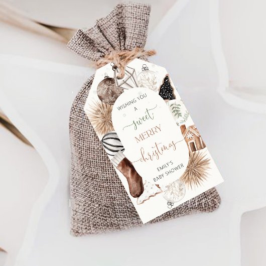 Gemütliche Weihnachtsgeschenke Tags Geschenkanhänger