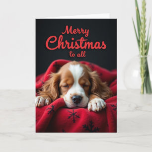 Gemütliche Weihnachtskarte zum Schlummern Karte