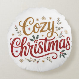 Gemütliche Weihnachtskids Kissen Kissen | Niedlich