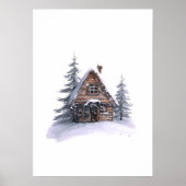 Gemütliche Weihnachtskollektion | Minimaler Holida Poster (Vorne)