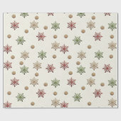 Gemütliche Weihnachtspapiere Geschenkpapier (Flach)