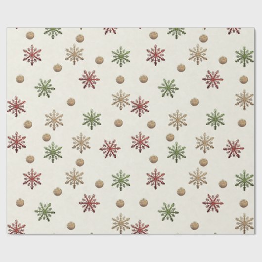 Gemütliche Weihnachtspapiere Geschenkpapier (Flach)