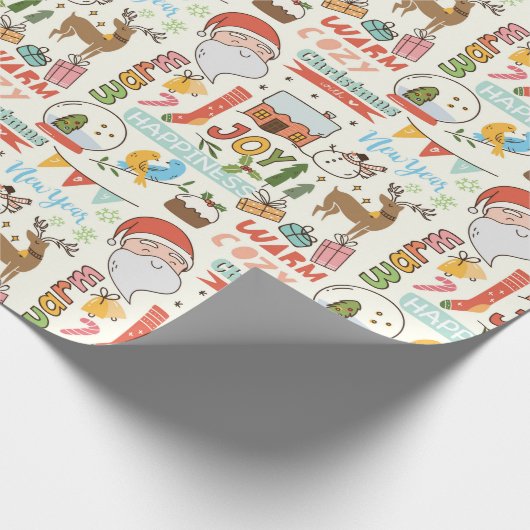 Gemütliche Weihnachtspapiere Geschenkpapier (Ecke)
