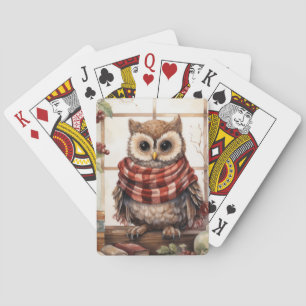 Gemütliche Weihnachtsschale Herzerwärmung Winter N Spielkarten