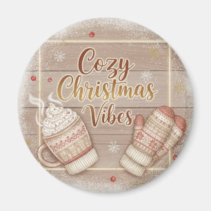 Gemütliche Weihnachtsstimmung Deko-Kissen Magnet