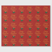 Gemütliche Weihnachtsstimmung Geschenkpapier (Flach)