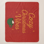 Gemütliche Weihnachtsstimmung Sherpadecke (Vorderseite)