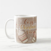Gemütliche Weihnachtsstimmung Tasse | Rustikale Wi (Links)