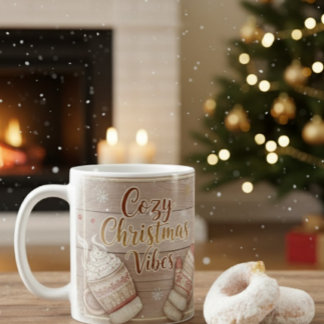 Gemütliche Weihnachtsstimmung Tasse | Rustikale Wi