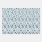 Gemütliche Weihnachtssüße und Kakao Geschenkpapier Set (Vorderseite)