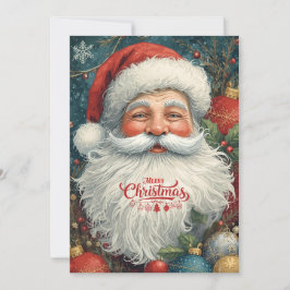 Gemütliche Weihnachtswünsche Feiertagskarte