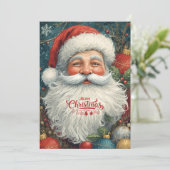 Gemütliche Weihnachtswünsche Feiertagskarte (Stehend Vorderseite)