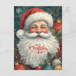 Gemütliche Weihnachtswünsche Feiertagspostkarte