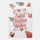 Gemütliche Weihnachtswünsche Küchentuch (Vertikal)