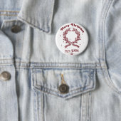 Gemütliche Weihnachtszeit im Vintage-Stil Button (Beispiel)
