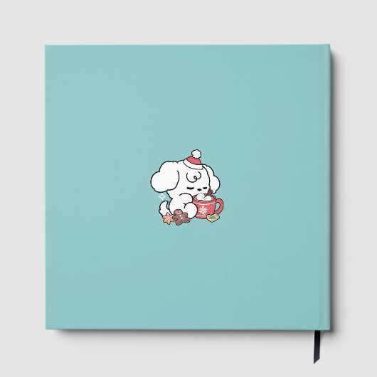 Gemütliche Welpenträume - heiße Schokolade und Wei Gästebuch (Rückseite)