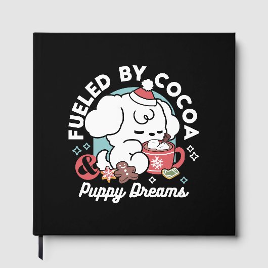 Gemütliche Welpenträume - heiße Schokolade und Wei Gästebuch (Vorderseite)