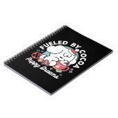 Gemütliche Welpenträume - heiße Schokolade und Wei Notizblock (Linke Seite)