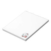 Gemütliche Welpenträume - heiße Schokolade und Wei Notizblock (Rotiert)