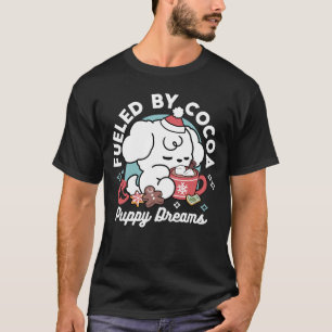 Gemütliche Welpenträume - heiße Schokolade und Wei T-Shirt