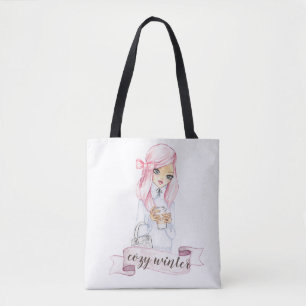 gemütliche Winter Blogger Girl-Tasche Tasche