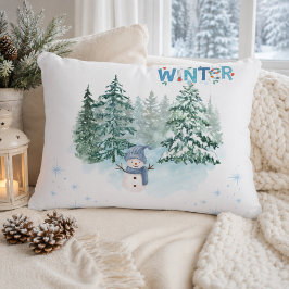 Gemütliche Winter-Hausdekoration Dekokissen