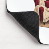 Gemütliche Winter-Leseecke Mousepad (Ecke)