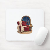 Gemütliche Winter-Leseecke Mousepad (Mit Mouse)