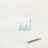 Gemütliche Winter Weihnachten Mittens Muster in Mi Post-it Klebezettel (Auf Schreibtisch)