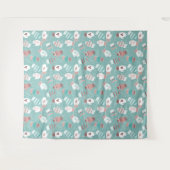 Gemütliche Winter Weihnachten Mittens Muster in Mi Wandteppich (Vorderseite (Horizontal))