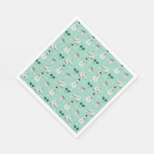 Gemütliche Winter-Wunderland-Partyservietten Serviette (Ecke)