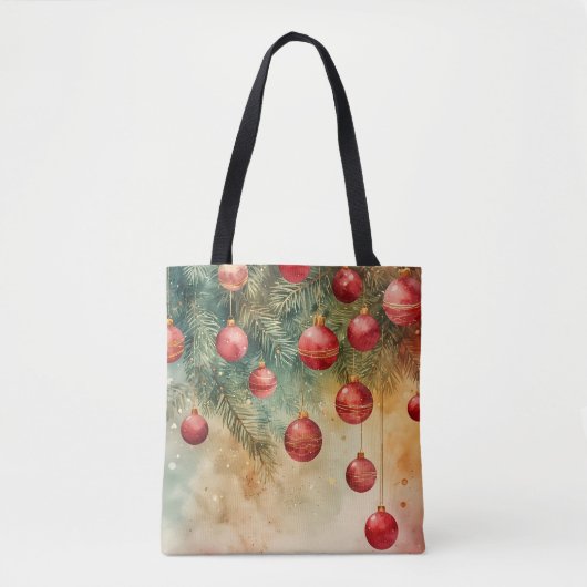 Gemütliche Winterabende Weihnachts-Tasche Tasche (Vorderseite)