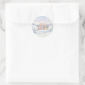 Gemütliche Winterfreunde Aufkleber (Tasche)