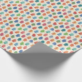 Gemütliche Winterhandschuhe Geschenkpapier Rolle (Ecke)