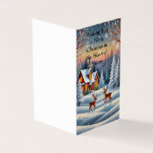 Gemütliche Winterhütte (Vorderseite)