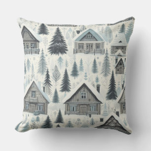 Gemütliche Winterhütte Kissen