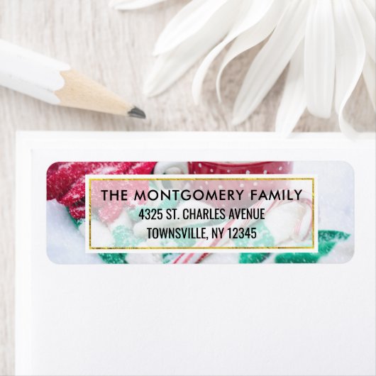 Gemütliche Winterlandschaft mit Candy Cane (Insitu)