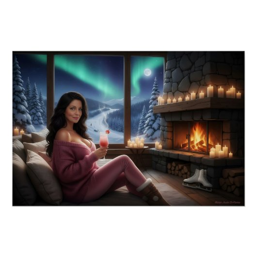 Gemütliche Winternächte Poster (Vorderseite)