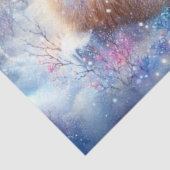 Gemütliche Winterpolarbären mit heißer Kakaodecke Seidenpapier (Ausschnitt)