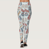 Gemütliche Winterpullover und Schals – Aquarell Leggings (Rückseite)