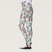 Gemütliche Winterpullover und Schals – Aquarell Leggings (Links)
