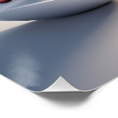 Gemütliche Winterschneeglobe-Szene Poster (Ecke)